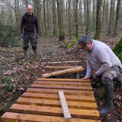 2018-03-10 Fabrication passerelle forêt Rennes-5